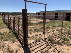 Outdoor Runs at Tiger Owl Ranch Horse Boarding in Santa Fe New Mexico